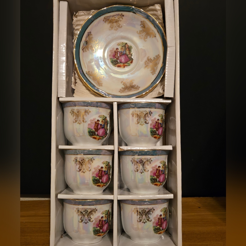 Floral Tea Cup and Saucer Set
